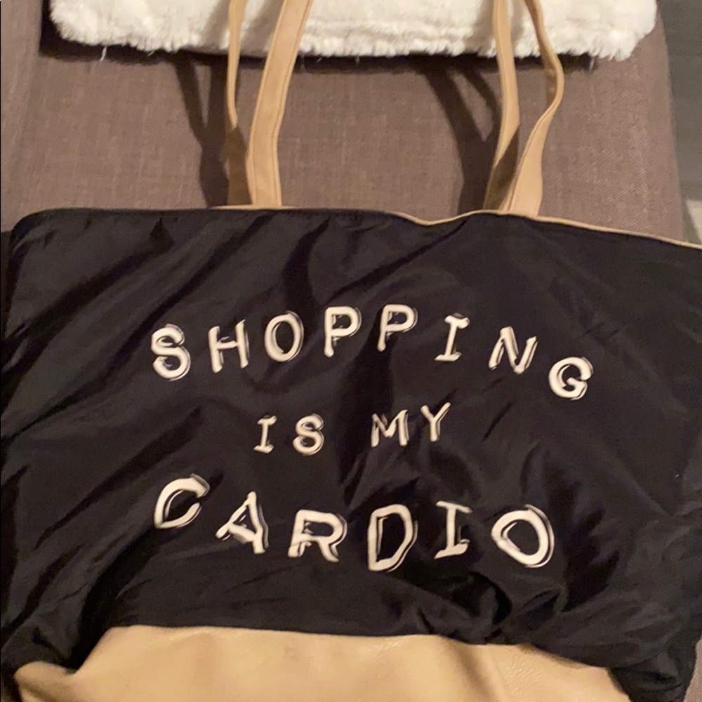 Cute black gym bag